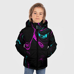 Куртка зимняя для мальчика Glitch, цвет: 3D-черный — фото 2