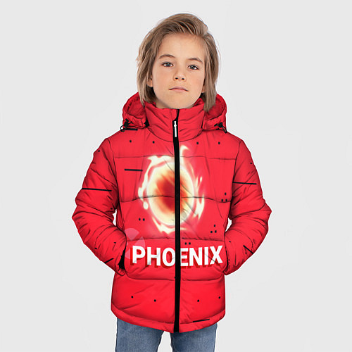 Зимняя куртка для мальчика Phoenix / 3D-Светло-серый – фото 3