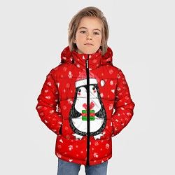 Куртка зимняя для мальчика ПИНГВИНЁНОК парная, цвет: 3D-черный — фото 2