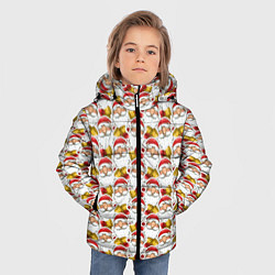 Куртка зимняя для мальчика Дед Мороз, цвет: 3D-черный — фото 2