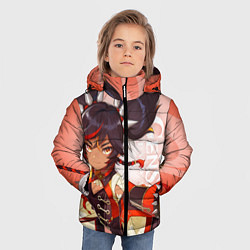 Куртка зимняя для мальчика GENSHIN IMPACT, СИНЬ ЯНЬ, цвет: 3D-светло-серый — фото 2