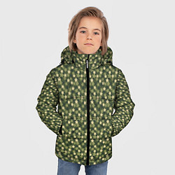Куртка зимняя для мальчика Камуфляж Звездочки, цвет: 3D-красный — фото 2