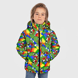 Куртка зимняя для мальчика ПЕПЕ КЛОУН, цвет: 3D-красный — фото 2