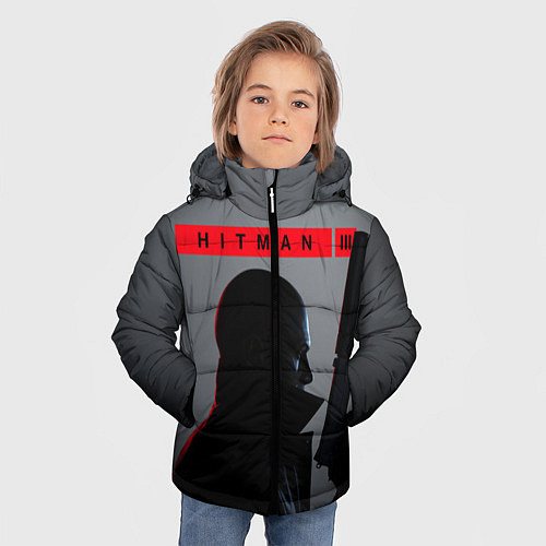 Зимняя куртка для мальчика Hitman III / 3D-Светло-серый – фото 3