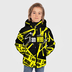 Куртка зимняя для мальчика STRAY KIDS, цвет: 3D-светло-серый — фото 2