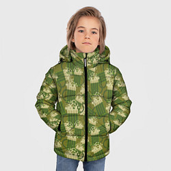 Куртка зимняя для мальчика Кружка пива милитари, цвет: 3D-черный — фото 2
