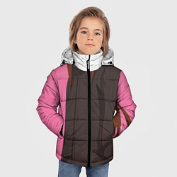 Куртка зимняя для мальчика Девушка эндермен, цвет: 3D-черный — фото 2