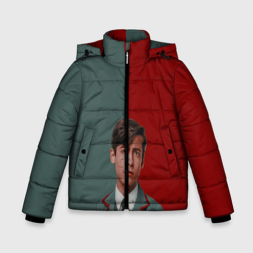 Зимняя куртка для мальчика Академия Амбрелла / 3D-Светло-серый – фото 1