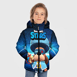 Куртка зимняя для мальчика Генерал Гавс brawl stars, цвет: 3D-черный — фото 2