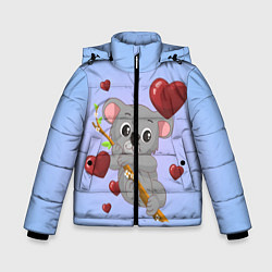 Куртка зимняя для мальчика Коала, цвет: 3D-черный