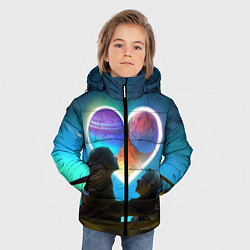 Куртка зимняя для мальчика Ваня Дмитриенко Венера-Юпитер, цвет: 3D-черный — фото 2