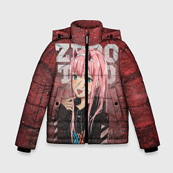 Куртка зимняя для мальчика Zero Two, цвет: 3D-красный