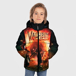 Куртка зимняя для мальчика Valheim, цвет: 3D-черный — фото 2