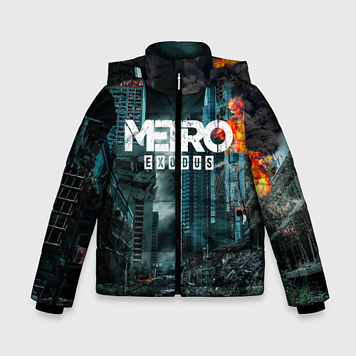 Зимняя куртка для мальчика Metro Exodus / 3D-Красный – фото 1