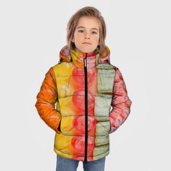 Куртка зимняя для мальчика Мармеладки леденцы, цвет: 3D-черный — фото 2