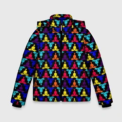 Куртка зимняя для мальчика Йога, цвет: 3D-красный