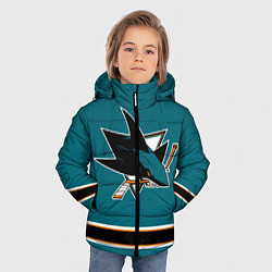 Куртка зимняя для мальчика Сан-Хосе Шаркс Форма1, цвет: 3D-черный — фото 2