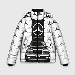 Куртка зимняя для мальчика MERCEDES BENZ, цвет: 3D-черный
