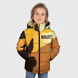 Куртка зимняя для мальчика Rust, цвет: 3D-красный — фото 2