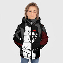 Куртка зимняя для мальчика MONOKUMA МОНОКУМА DANGANRO, цвет: 3D-черный — фото 2