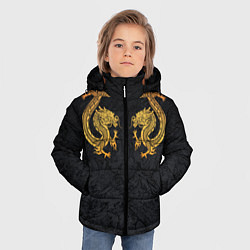Куртка зимняя для мальчика GOLD CHINA DRAGONS, цвет: 3D-светло-серый — фото 2
