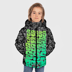 Куртка зимняя для мальчика МАЙНКРАФТ MINECRAFT, цвет: 3D-красный — фото 2