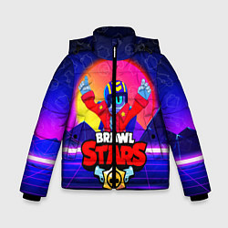 Куртка зимняя для мальчика BRAWL STARS STU, цвет: 3D-черный