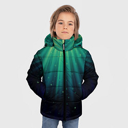 Куртка зимняя для мальчика Сияние 3D, цвет: 3D-черный — фото 2