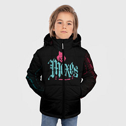 Куртка зимняя для мальчика Cyberpunk - Moxes, цвет: 3D-красный — фото 2