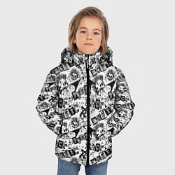Куртка зимняя для мальчика PUNK ROCK, цвет: 3D-черный — фото 2