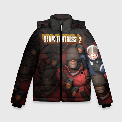 Зимняя куртка для мальчика Team Fortress / 3D-Светло-серый – фото 1