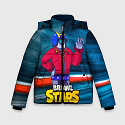 Куртка зимняя для мальчика STU СТУ Brawl Stars, цвет: 3D-светло-серый