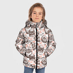 Куртка зимняя для мальчика Фастфуд Fast food, цвет: 3D-красный — фото 2