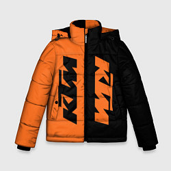 Куртка зимняя для мальчика KTM КТМ Z, цвет: 3D-светло-серый