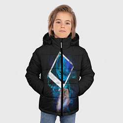 Куртка зимняя для мальчика Life Is Strange, цвет: 3D-черный — фото 2