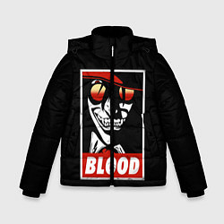 Куртка зимняя для мальчика Hellsing, цвет: 3D-красный