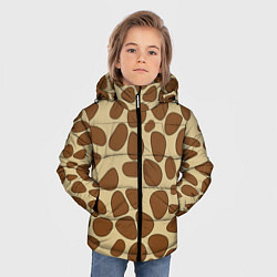 Куртка зимняя для мальчика Шкура жирафа, цвет: 3D-черный — фото 2
