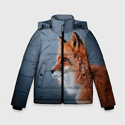 Куртка зимняя для мальчика Лиса, цвет: 3D-красный