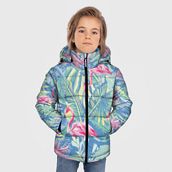 Куртка зимняя для мальчика Фламинго, цвет: 3D-черный — фото 2