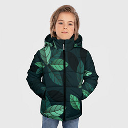 Куртка зимняя для мальчика Листва, цвет: 3D-красный — фото 2
