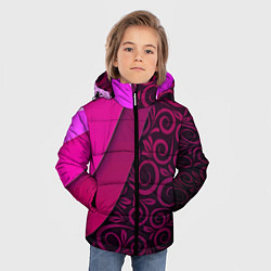 Куртка зимняя для мальчика BUTTERFLY, цвет: 3D-черный — фото 2