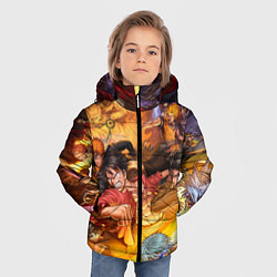 Куртка зимняя для мальчика Anime Art, цвет: 3D-черный — фото 2