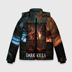 Куртка зимняя для мальчика DARKSOULS ТЕМНЫЕ ДУШИ, цвет: 3D-черный