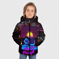 Куртка зимняя для мальчика Daft Punk Electrix, цвет: 3D-черный — фото 2