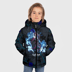 Куртка зимняя для мальчика Genshin Impact - Rosaria, цвет: 3D-светло-серый — фото 2