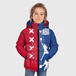 Куртка зимняя для мальчика NBA, цвет: 3D-черный — фото 2