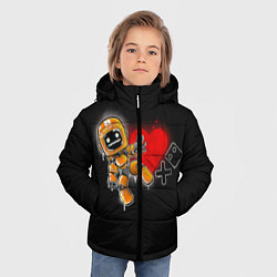 Куртка зимняя для мальчика K-VRC Love Death and Robots, цвет: 3D-черный — фото 2