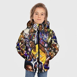 Куртка зимняя для мальчика КОБИ БРАЙАНТ KOBE BRYANT, цвет: 3D-черный — фото 2