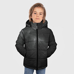 Куртка зимняя для мальчика Бескрайний космос, цвет: 3D-черный — фото 2