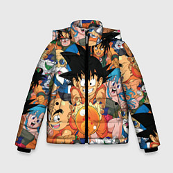 Зимняя куртка для мальчика Dragon Ball главные герои